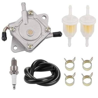 1014523 Fuel Pump for Club Car Gas Golf Cart DS & Precedent (1984-up) 290FE 350FE Engines Replacement Kit with Fuel Filter Fuel Line Spark Plug Tune Up kit
