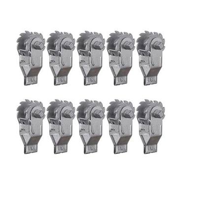 Electric Fence Wire Strainer, 10PCS Heavy Duty Inline Wire Tensioner, Wire Ratchet Tensioner for Electric Fence, Farm Fence | Heavy-Duty Steel · Compression Clip Design · Corrosion Resistant · Secure Wire Tension