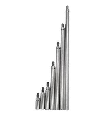 Dial Digital Indicator Extension Stem Set 4.5mm Diameter 10 15 20 40 60 80 100mm Long Extend Rod (4-48 UNF Thread)