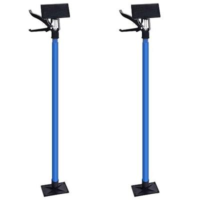 SAND MINE Adjustable Support Pole, 3rd Hand Support System, Steel Quick Support Rod, Upper Hand Work Support for Cabinet Jacks Cargo Bars Drywall Support, Extends from 45 Inch to 114 Inch (2)