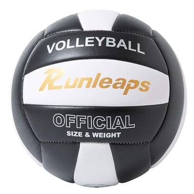 Runleaps Volleyball, Waterproof Indoor Outdoor Volleyball for Beach Game Gym Training (Official Size 5)