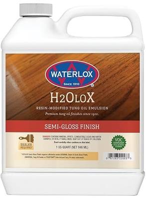 Waterlox H2OLoX Water Based, 1 Quart, Semi-Gloss