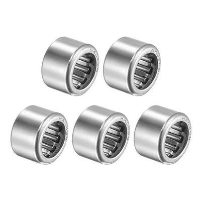 uxcell HK0808 Needle Roller Bearings 8mm Bore 12mm OD 8mm Width Chrome Steel Open End 5pcs