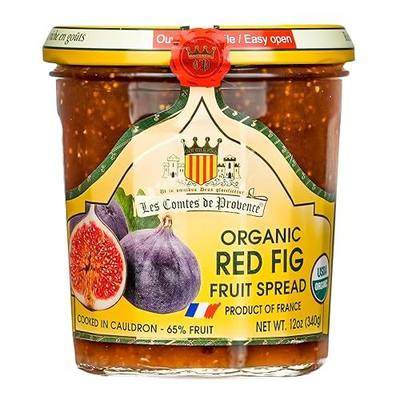 Fig Jam Spread USDA Organic Preserve – 12 oz / 340 g – Made in France Traditional Jam Non GMO Gluten Free