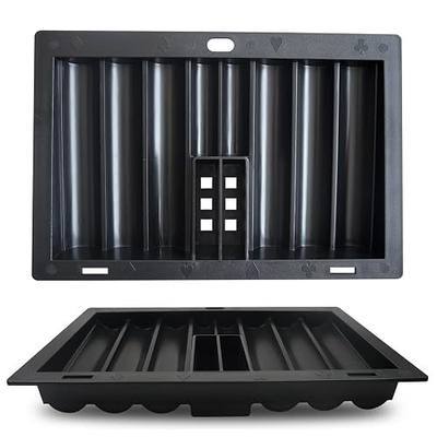 Yuanhe Poker Chip Tray Holder - Blackjack Casino Poker Table Dealer Chips Rack Insert