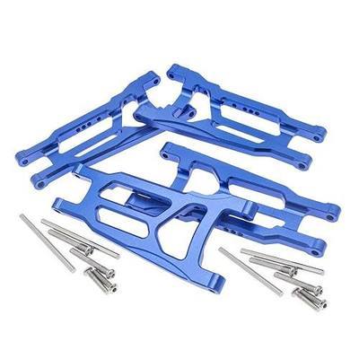 4-Pack Alloy Front&Rear Suspension Arms for Traxxas 1/10 4X4 Slash, Stampede, Rustler 4WD VXL-Replaces Part 3655