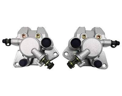 M MATI Front Left&Right Brake Calipers for Yamaha Grizzly 600 YFM600 1998-2001 Grizzly 660 YFM660 2002-2008 4WV-2580T-10-00 4WV-2580U-10-00
