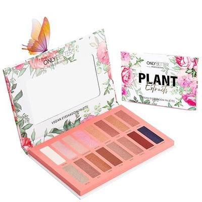Organic Makeup Vegen Eyeshadow Palette with Mirror | 16 Shades in Nude Matte Shimmer Bronze Makeup Palette, Mauve, Plum and Smoky Tones for Daily, Party, Wedding and Travel Looks
