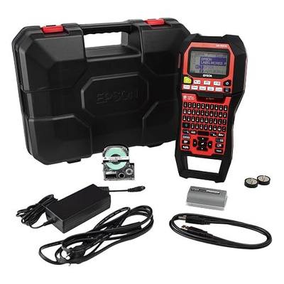 LABELWORKS Epson LW-PX900PCD Industrial Label Maker Kit - Tape Included | Handheld industrial label printer kit with accessories, compatible with all LABELWORKS PX tapes, for electrical & datacom ID