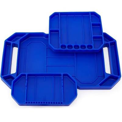 3pcs Large Non-Slip Flexible Silicone Tool Tray, Mechanic Tool Mat, Tool Organizer, Tool Storage, Tool Holder, Grip Mats, No Magnets, Christmas Day Gift for Men, Father’s Day Gift