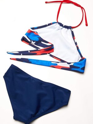Kanu Surf Girls Mahina UPF 50+ Beach Sport Halter Bikini 2-Piece Swimsuit