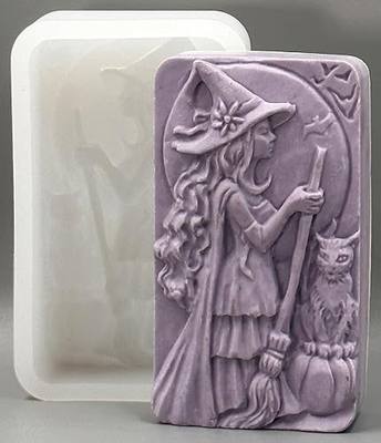 Witch SOAP Silicone Mold for SOAP Making and Other Crafts, Crafting Tool