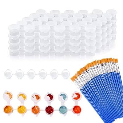20 Empty Paint Containers with Lids - Mini Paint Pods, 120 Pots, 3 ml/0.1 oz - Perfect for Kids, Schools & Festivals