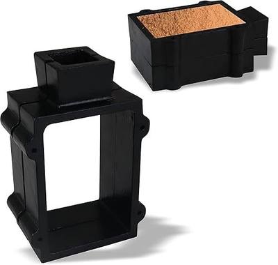 SIMOND STORE Cast Iron 2-Part Flask Mold Frame for Sand Casting | Jewelry Metal Casting Making Tool……