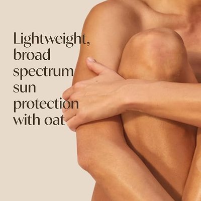 Aveeno Protect + Hydrate Sunscreen Lotion for Body & Face with Prebiotic Oat, SPF 60 Broad Spectrum Sunscreen, Paraben, & Oil Free, Water & Sweat Resistant (80-min) for Sensitive Skin, 3 Fl Oz | Moisturizing