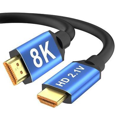 Weton 8K HDMI Cable 6 ft, Ultra High Speed 48Gbps HDMI 2.1 Cord 8K@60Hz,4K@120Hz Dynamic HDR, 3D, HDCP 2.2 2.3, eARC Cable Compatible with Netflix, PC, Roku TV, Xbox Series, Fire TV, Blu-ray, PS4 PS5