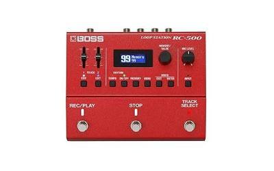 BOSS RC-500 Loop Station, Dual-Track Powerhouse with 32-bit Audio Quality, 13 Hours Recording Time, and Multi-color Backlight