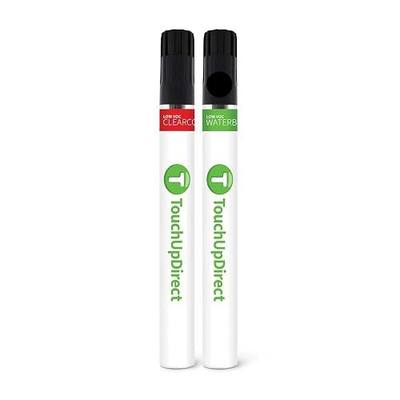 TouchUpDirect Vivid Black Motorcycle Paint Compatible with Harley Davidson Exact Match Auto Touch Up Paint Brush - Essential Kit