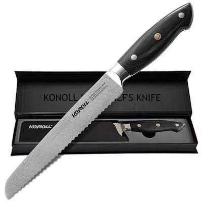 Bread Knife,8-Inch Pro serrated Bagle knife, Germany High Carbon Stainless Steel Cake Slicing