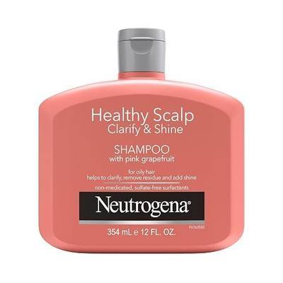 Neutrogena Healthy Scalp Pink Grapefruit Shampoo for Oily Hair & Scalp, 12 fl oz