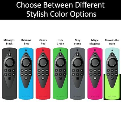 Made for Amazon Remote Cover Case, for Alexa Voice Remote Lite | Glow in the Dark