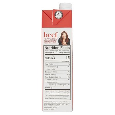 Rachael Ray Stock-In-A-Box, Beef Flavored, All Natural, Gluten Free & Non-GMO, 32 Fluid Ounce (Pack of 6)
