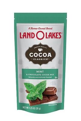 Land O Lakes Cocoa Classics, Mint & Chocolate Hot Cocoa Mix, 1.25 Ounce - 12 Count (Pack of 3)