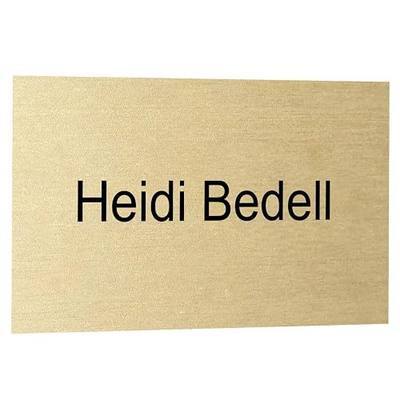Perpetual Plaques - Great for Employee of the Month, Sponsered and Donated by Plaques and Sporting Awards. Order All Small Plates Now, or One at a Time Later (Gold Plate Only)