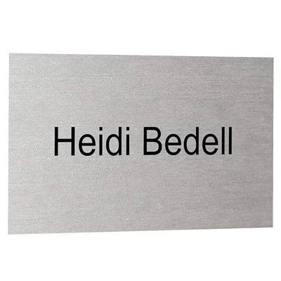Perpetual Plaques - Great for Employee of the Month, Sponsered and Donated by Plaques and Sporting Awards. Order All Small Plates Now, or One at a Time Later (Silver Plate Only)