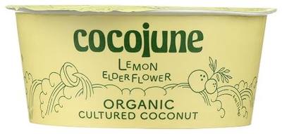 Cocojune, Coconut Cultures Lemon Elderflower Organic, 4 Ounce