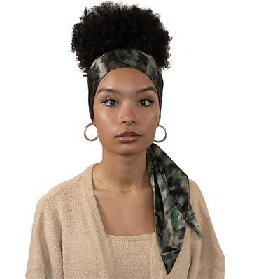Oliva Sylx Edge Wrap & Edge Scarf for Women - Satin Edge Laying Scarf for Wigs, Natural & Curly Hair - Soft & Stylish