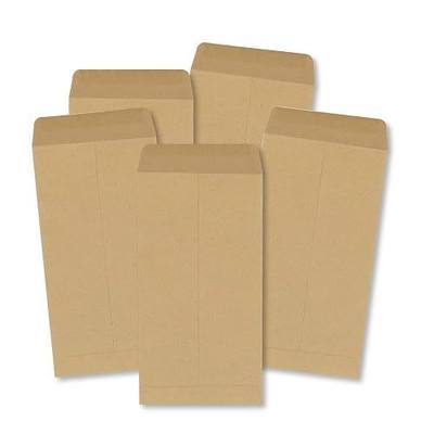 Coin Envelopes, 100 Pack Kraft Seed Envelopes, Small Parts Envelopes with Gummed Seal, 2.25 x 3.5 Inches