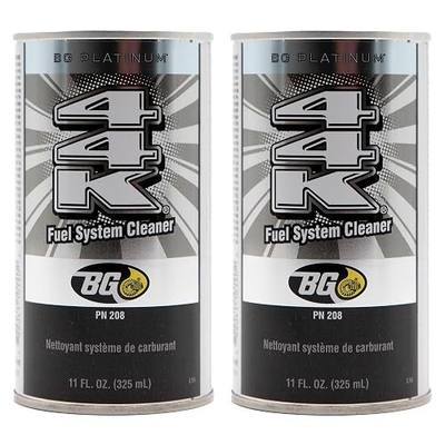 2 cans of BG Platinum 44K With Motor God Key Chain | Gasoline Fuel Injector Cleaner, For Cars, Trucks and SUVs, GDI and PFI Engines, Includes Keychain