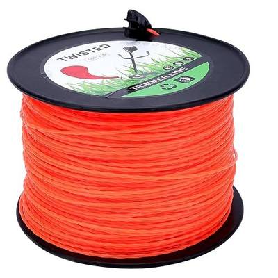 0.095" Round Twist Ego String Trimmer Line 3 lbs 985 Foot Spools Weedeater Line for FS45 SRM225 SRM210 SRM230 Trimmer Head Weed Eater with Bonus Line Cutter