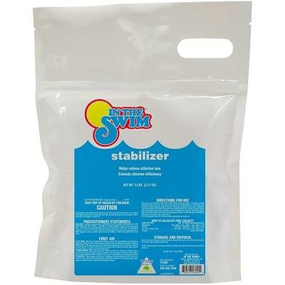 In The Swim Pool Stabilizer - 100% Cyanuric Acid - 5 Pound | CYA is a Pool Conditioner that Protects Chlorine from the Sun - Stabilizing Free Chlorine and Saving You Money
