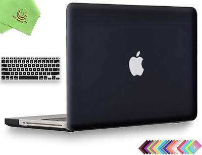 UESWILL 3in1 Case for 2008-2012 MacBook Pro 13 inch Model A1278, Black