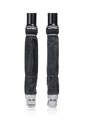 Acerbis 0024421.090 Z-MUD Fork Gaiter Black, Set of 2