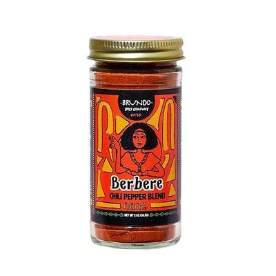 Brundo Spices Imported Ethiopian Berbere Chili Pepper Blend (2 oz) | Authentic Berbere & All Natural East African Seasoning | NON-GMO | No Preservatives | Made and Imported from Ethiopia | (2oz)