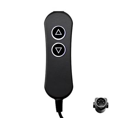 Lift Chairs Power Recliners 2 Button 5 Pin Prong Remote Handset Controller Hand Control with USB and Backlight