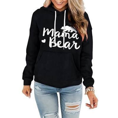 Davenil Womens Hoodies Comfy Fleece Long Sleeve Hooded Sweatshirt Pullover for Women Casual Tops with Pocket
