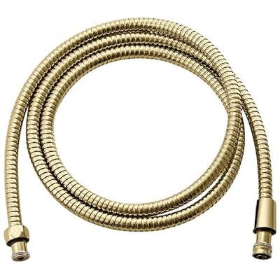 "Purrfectzone Universal 72"" Extra Long Shower Replacement Hose, Leak Proof Stainless Steel Shower Hose, Kink-free Anti-twisting design, Gold"
