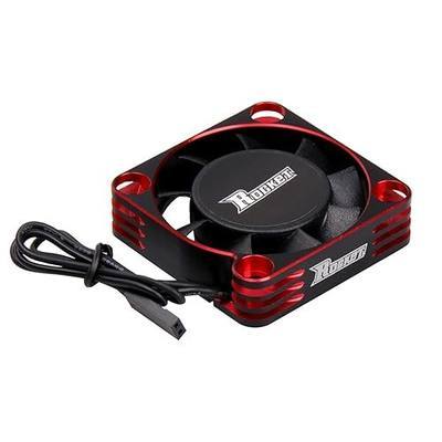 RC Motor Cooling Fan 40mm 16000RPM Fits 56mm 55mm 58mm Diameter Motor | Motor Heatsink RC Cooling Fans for 1/5 1/6 RC Truck Car (Red Black)