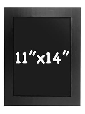 Magnetic Wall Chalkboard 11" x 14" | Non-Porous | Solid Pine Wood Frame Black Board | Rustic Vintage Decor - Black Chalk Board for Wedding, Kitchen, Bar, Restaurant, Menu & Home (Black)