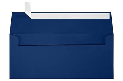 LUXPaper #9 Slimline Invitation Envelopes | Peel & Press | 3 7/8" x 8 7/8" | Navy Blue | 80lb. Text | 50 Qty