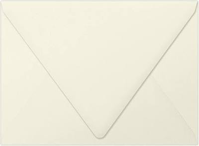LUXPaper A7 Contour Flap Invitation Envelopes | 5 1/4" x 7 1/4" | Natural | 70lb. Text | 50 Qty