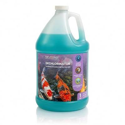 HALF OFF PONDS Dechlorinator Pond Water Conditioner, 1 Gallon – Removes Chlorine & Chloramine, Detoxifies Ammonia & Nitrites – Safe for Fish & Plants