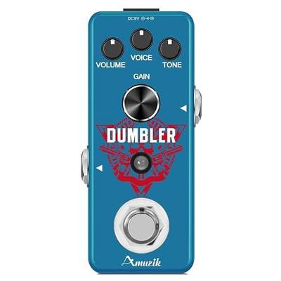 Dumbler Effect Overloaded Instrument Pedal Dumble Style Overdrive Pedal Analog Dumbler Effects Pedals Clear Crisp Sound Voice Control Gain for electric guitars and basses