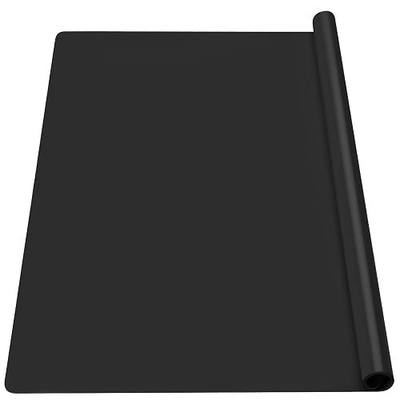 Gartful Extra Large Silicone Mat for Craft, 25.2" x 17.7" Silicone Craft Sheet Jewelry Casting Mold, Countertop Mat, Nonskid Counter Table Protector, Multipurpose Mat, Placemat, Black