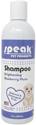 Speak Pet Products Brightening Dog Shampoo, Blueberry Plum, 17 Ounces