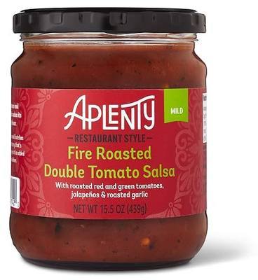 Aplenty Fire Roasted Double Tomato Salsa - Mild, 15.5 Oz